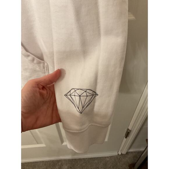 Diamond Supply Co. White Signature Diamond Hoodie, XXL - Picture 4 of 7